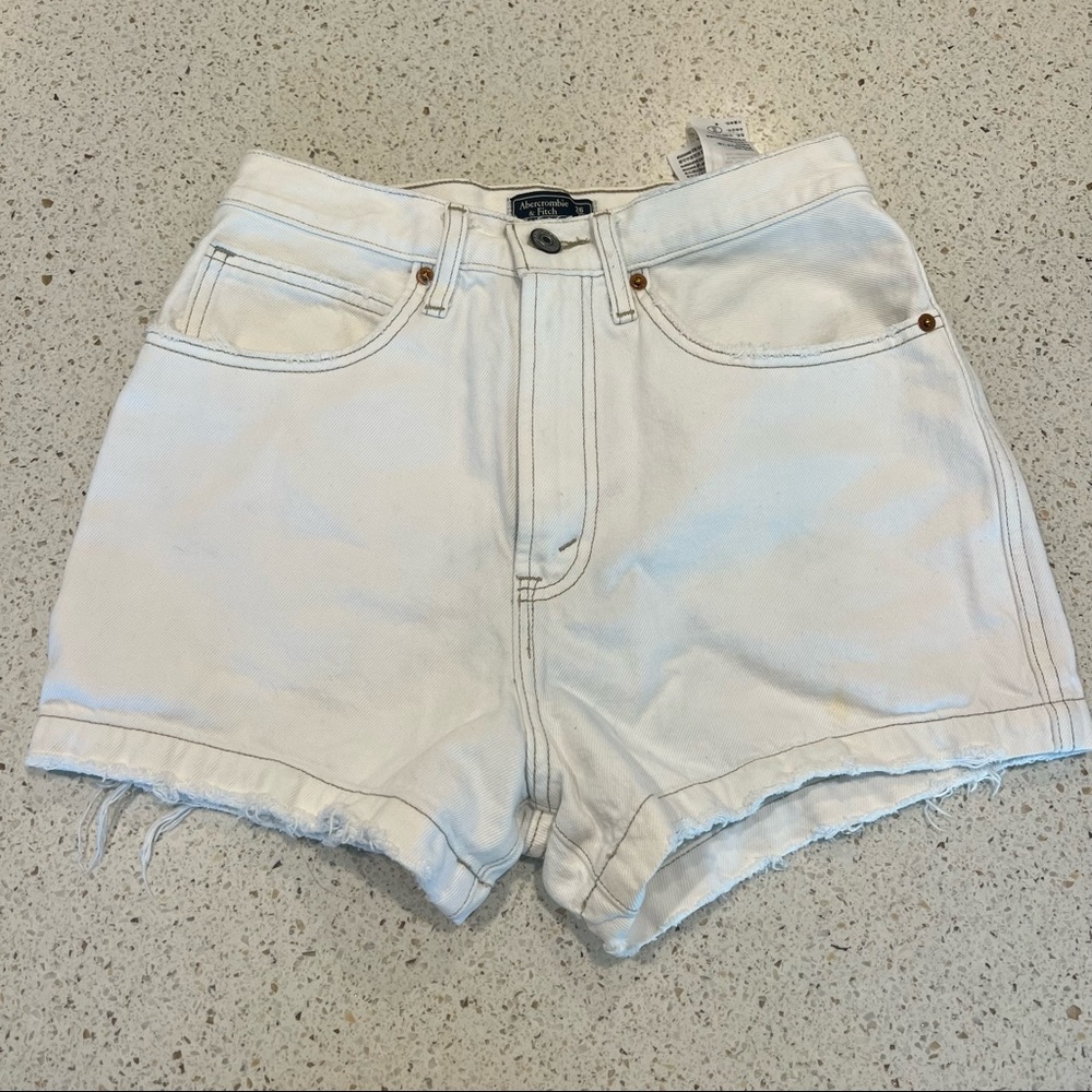 White Abercrombie Shorts